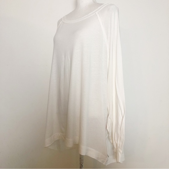 NWT FREE PEOPLE She’s Everything LS Solid in White Size Medium - Picture 3 of 14
